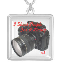 I shoot people for a living :D Custom Necklace