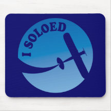 I Soloed & Aeroplane Graphic Mousemat