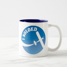 I Soloed & Aeroplane Graphic Mugs