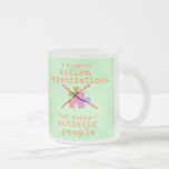 I Support Autism Organisations Mugs