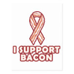 I Support Bacon Postcard