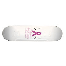 i support breast cancer awareness skate deck