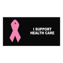 I SUPPORT HEALTH CARE PHOTO CARD TEMPLATE