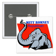 I SUPPORT MITT ROMNEY POLITICAL BUTTON