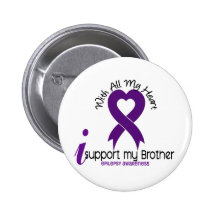 I Support My Brother Epilepsy Button