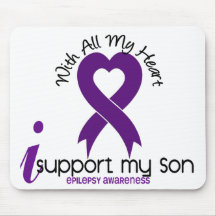 I Support My Son Epilepsy Mousepad