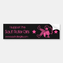 I support the Sault Roller Girls Bumper Stickers