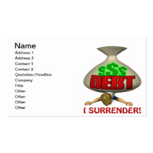 I Surrender Business Cards