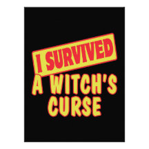 I SURVIVED A WITCHS CURSE CUSTOM INVITATIONS
