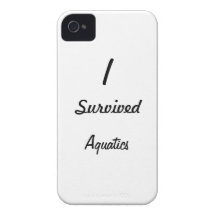 I survived aquatics! iPhone 4 cover