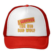 I SURVIVED THE BIG BAD WOLF TRUCKER HAT