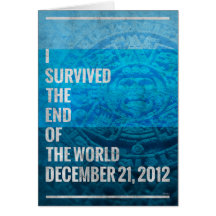 I Survived The End of The World Card