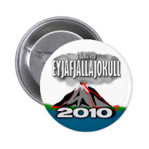 I Survived The Iceland Volcano Buttons