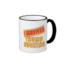 I SURVIVED THUMB SUCKING MUG