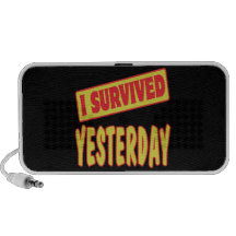 I SURVIVED YESTERDAY MP3 SPEAKERS