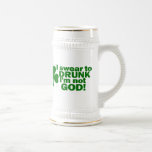 I Swear To Drunk I'm Not God! Coffee Mugs