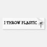 I THROW BUMPER STICKERS
