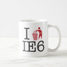 I trash IE6 Mugs