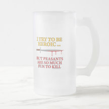 I Try To Be Heroic Mug