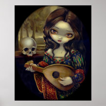I Vampirie: Il Liuto ART PRINT  Vampire w/ Lute