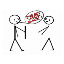 I 'VE GOT YOUR BACK ! POST CARD