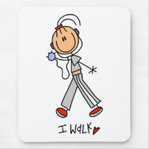 I Walk Tshirts and Gifts Mouse Mats