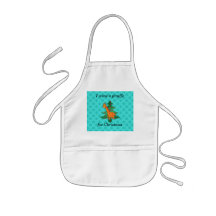 I want a giraffe for christmas apron