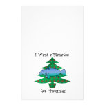 I want a manatee for christmas stationery