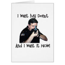 I Want My Doughnut Card