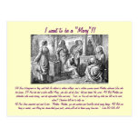 I want to be a "Mary"!! post card