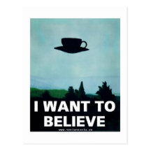 I want to Believe Post Cards