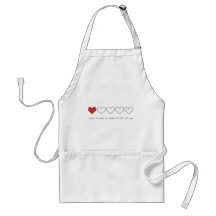I want to spend my remaining life with you apron