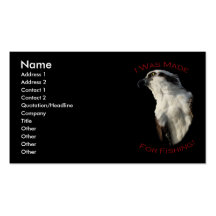 I Was Made For Fishing Business Card Templates