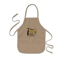 I Wear Gold For My Cousin 12 STAR VERSION Aprons