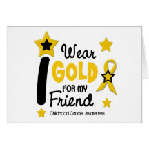 I Wear Gold For My Friend 12 STAR VERSION Cards