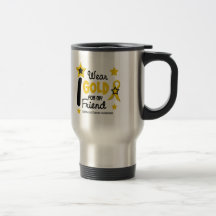 I Wear Gold For My Friend 12 STAR VERSION Mug