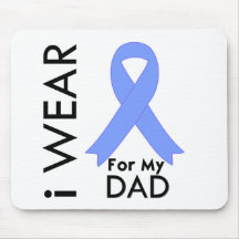 I Wear Light Blue For My Dad - Prostate Cancer Mousepad