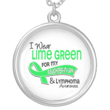 I Wear Lime Green 42 Daughter-In-Law Lymphoma Jewelry