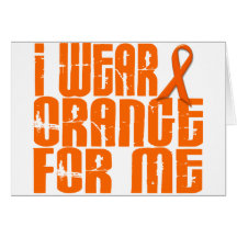 I Wear Orange For Me 16 Greeting Card