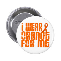 I Wear Orange For Me 16 Pinback Button