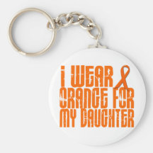 I Wear Orange For My Daughter 16 Key Chains