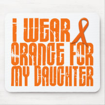 I Wear Orange For My Daughter 16 Mousepad