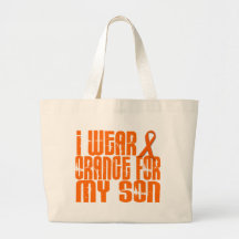 I Wear Orange For My Son 16 Canvas Bags