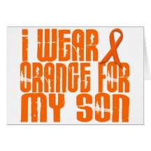 I Wear Orange For My Son 16 Card