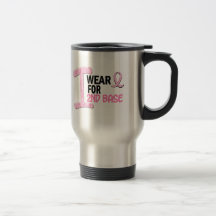 I Wear Pink For 2nd Base 21 BREAST CANCER Mugs