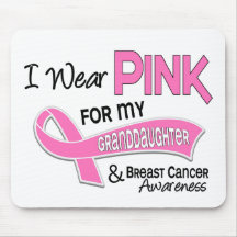 I Wear Pink For My Granddaughter 42 Breast Cancer Mouse Mats