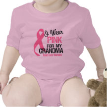 I Wear Pink For My Grandma Baby Creeper