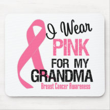I Wear Pink For My Grandma Mouse Mats