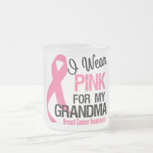 I Wear Pink For My Grandma Mugs