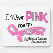 I Wear Pink For My Grandmother 42 Breast Cancer Mousepads